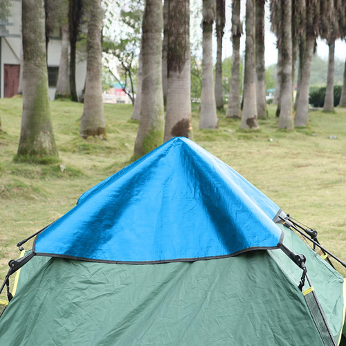 Cubierta Protectora Superior De Carpa Tarp Naranja Azul