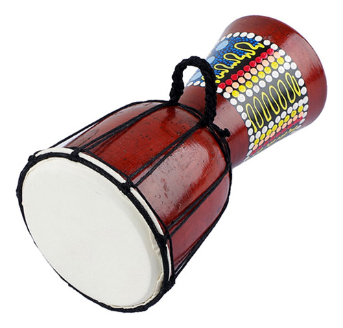 Tambor Africano Bongo Congo Djembe De 5 Pulgadas Madera