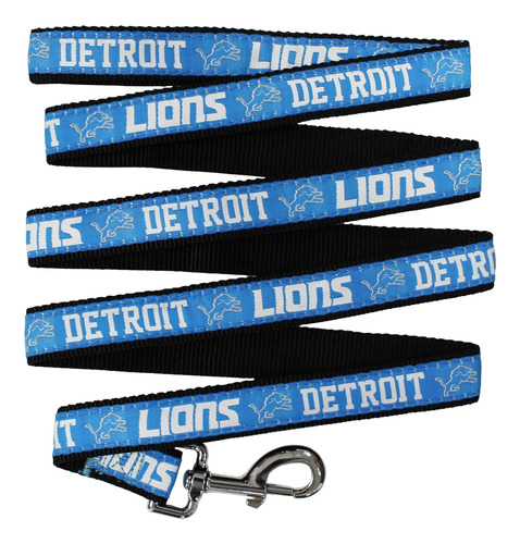 Pets First Nfl Detroit Lions Correas Para Mascotas