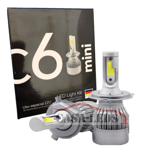 Kit Cree Led C6 16000 Lumens H1 H8 H11 Hb4 5202