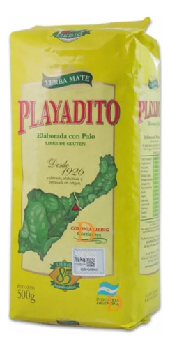 Erva Mate Chimarrão Playadito Argentina Tradicional 500g