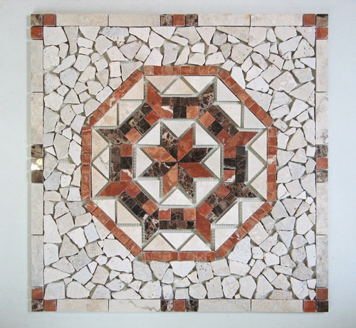 Imagen 3 de 7 de Centro Travertino 50x50, Mármol, Micenas G - Forma Y Diseño