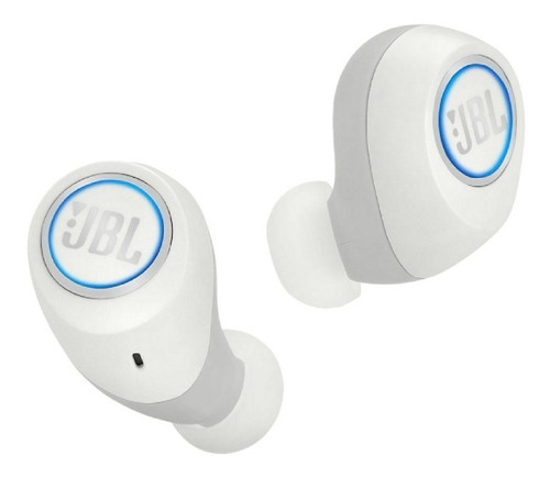 Audífonos in-ear inalámbricos JBL Free blanco con luz LED
