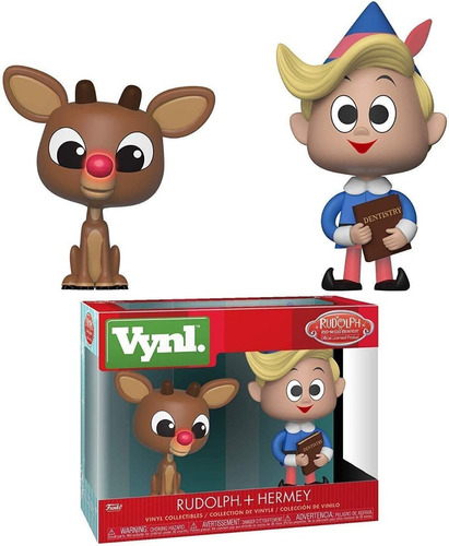 Funko Vynl: Rudolph & Hermey 2 Pack