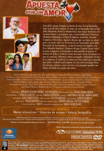 Apuesta Por Un Amor Patricia Manterola Telenovela Dvd