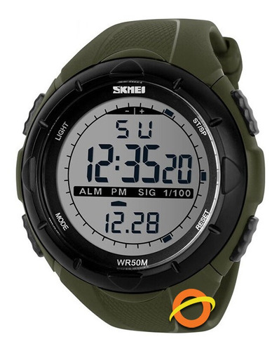 Reloj Hombre Skmei Digital Luz Iluminacion Cronometro Alarma