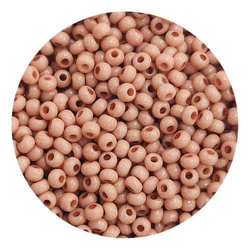 Chaquiron Calibrado Checo 5/0 Y 6/0 Colores Varios 100 G 6/0 07331 Rosa Palo 2.1 Mm 4.1 Mm