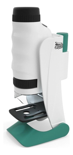 Microscopio Portátil Top Bright. Color Blanco Y Verde