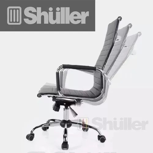 Imagen 5 de 6 de Silla De Escritorio Cg33 Shuller Tapizado Cuero Sintético