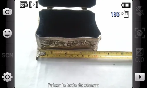 Caja Cofre Joyero En Metal (Usado)