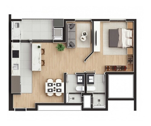 Imagem 26 de 30 de Apartamento No Cabral De 91 M2 Com 3 Quartos - La27603.107-rede - La27603.107