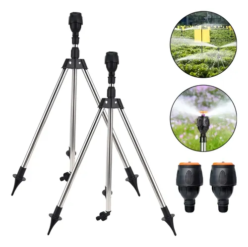Aspersor Rotativo Automático Com Tripé De 360° 2 Unidades