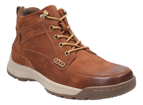 Botin Cuero Hombre Thomas Café Hush Puppies