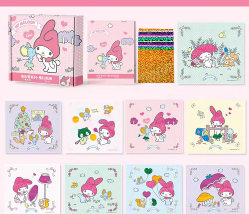 20 Kit Pintura Magica Painting Kuromi Souvenir Piñata