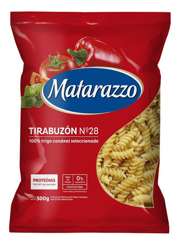 Fideos Tirabuzon Matarazzo X500 Gr