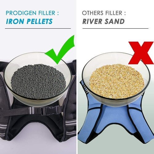 Chaleco De Entrenamiento Ajustable Prodigen Con Peso De 16lb