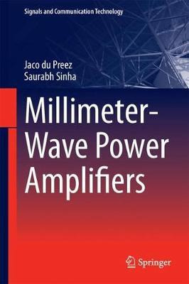 Libro Millimeter-wave Power Amplifiers - Jaco Du Preez