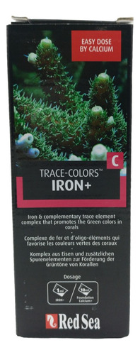 Red Sea Trace Colors C Suplemento De Hierro 500 Ml 