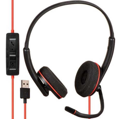 Diadema Plantronics/poly Blackwire C3220 Usb Estereo