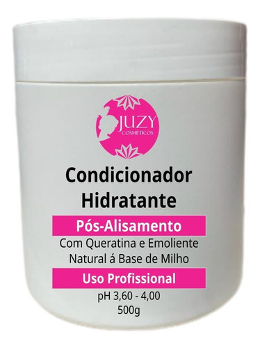 Condicionador Hidratante Queratina 550g Pós Guanidina