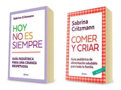 ** 2 Libros Guias Pediatricas Sabrina Critzmann ** Crianza