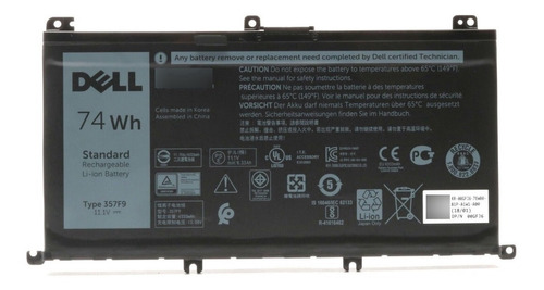 357f9 - Original Battery Dell 11.1v 74 Wh 6330 Mah