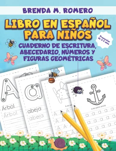 Libro De Español Para Niños Cuaderno De Escritura Abecedario
