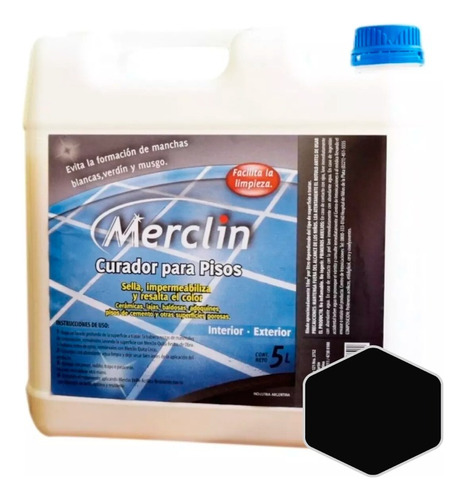 Curador Para Pisos Merclin | Brillo Protección Y Color | 5lt