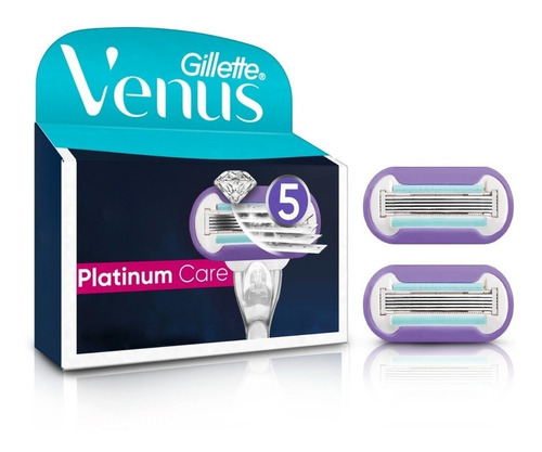 Repuestos Maquina De Afeitar Venus Platinum Care 2un