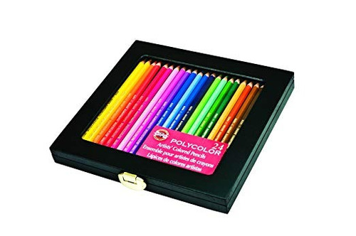 Koh-i-noor Polycolor Dibujo Lápiz Set, 24 Surtido De Lápices