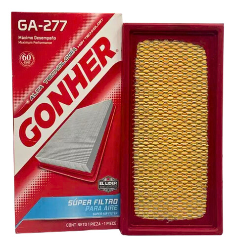 Filtro De Aire Gonher P/ Dodge Grand Caravan 3.0l 1998