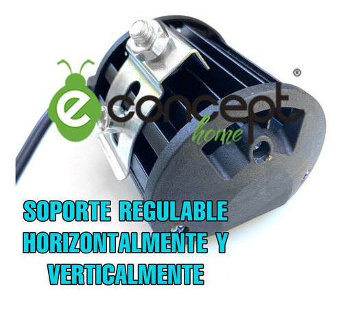 Imagen 9 de 10 de Caja X 2 Faros Reflector Led 70w Negro 12v Para Camioneta