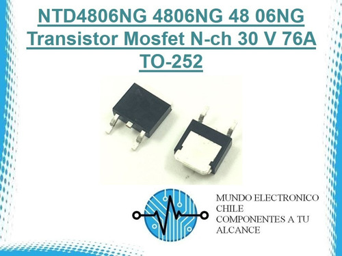 Ntd4806ng 4806ng 48 06ng Transistor Mosfet N-ch 30 V 76a