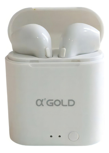 Fone De Ouvido Bluetooth Pro Tws 3 Air Premium Sem Fio Cor Branco Agold