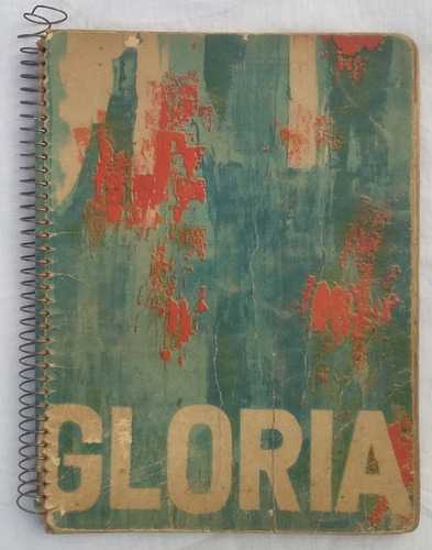 Antiguo Cuaderno Gloria 1968 Usado Y Escrito 96hojas