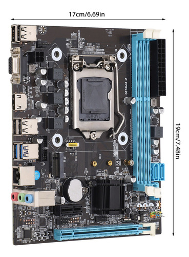 Placa Base Micro Atx H81 Gaming Ddr3 M.2 Nvme De Doble Canal