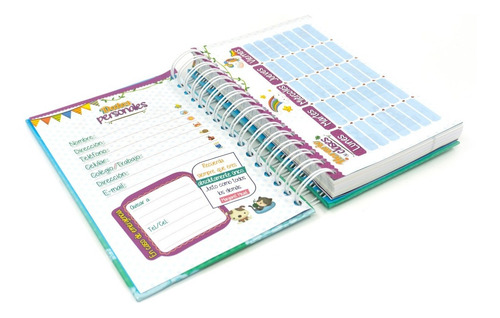 Imagen 4 de 8 de Mi Agenda Kids Niñas - Con Stickers