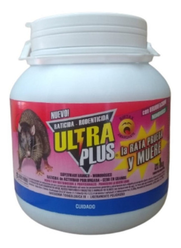 Veneno Raticida Para Ratas Y Ratones 1 Kg. Ultra Ferreplus