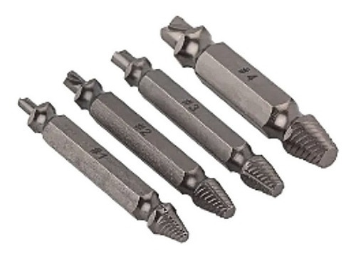 Extractor De Tornillo Rapido Hss Juego De 4 Pzs Obi