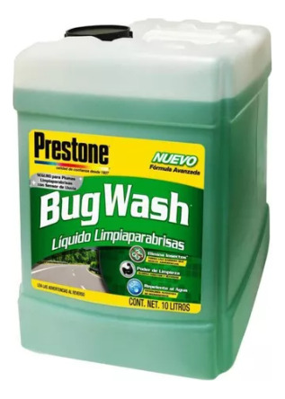 Liquido Limpiararabrisas Bug Wash (10 L) Prestone