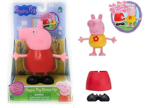 Muñeca Peppa Pig Para Vestir 13cm Original Mundo Manias
