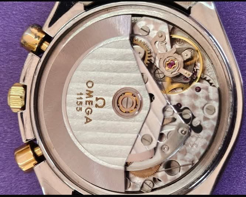 Reloj Omega Speedmaster Bisel Oro 18 K Dorado Amarillo Blanco (Usado)