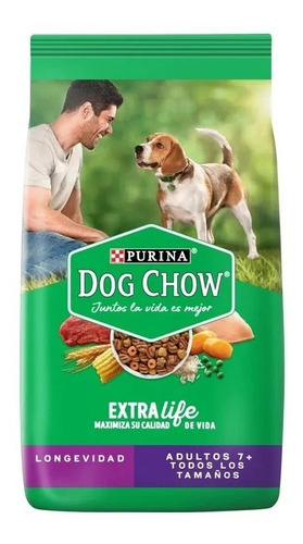 Alimento Dog Chow Adulto Mayor 8 Kg Con Snacks