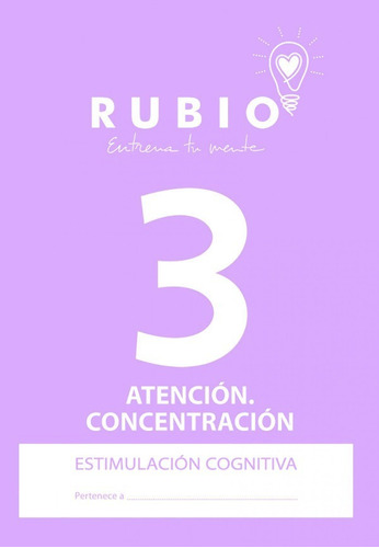  Estimulación Cognitiva: Atención Concentración 3 