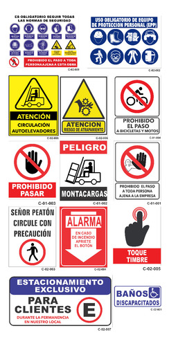 2 Carteles Chapa Diseño A Elección 40x50 Cm Señaletica
