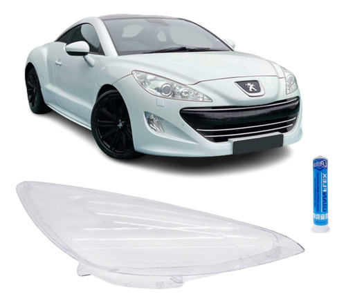 Lente Farol Peugeot Rcz 2011 2012 2013 + Silicone