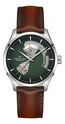 Hamilton Reloj Automatico De Hombre Con Esfera Verde Jazzmas