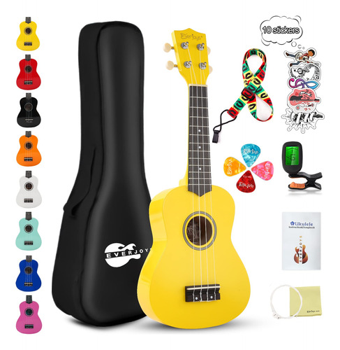 Kit Ukelele Soprano Para Principiante Niño Adulto Leccion