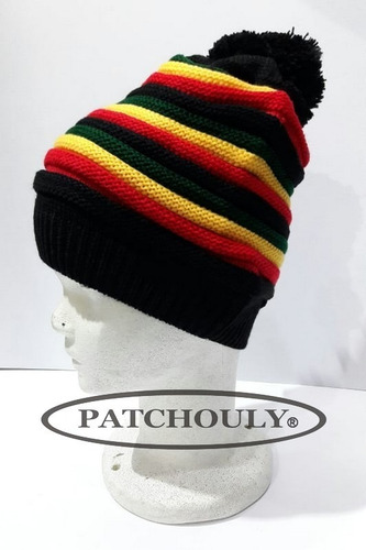 Imagen 8 de 9 de Gorro Tam Jamaiquino Reggae Rasta Para Dreadlocks Unisex Bob