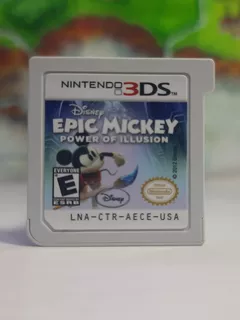 Epic Mickey Power Of Ilusion Nintendo 3ds N3ds